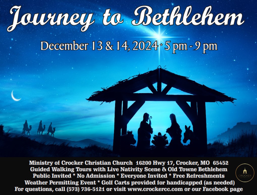 journey to bethlehem racine missouri