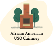 African American USO Chimney